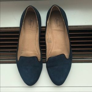 G.H. Bass Nadia Flats in Navy